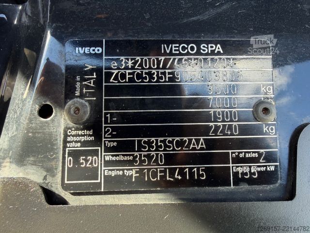 Ван с висока покривка IVECO Daily Kasten 35S210 L2H1 3,0L DIESEL *AHK 3,5t*