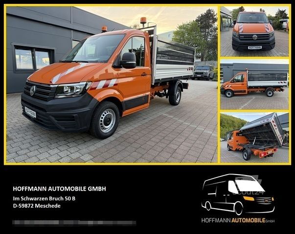 Kippi pakettiauto VOLKSWAGEN Crafter Dreiseitenkipper 4x4 4Motion Laubgitter