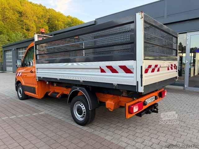 Kippi pakettiauto VOLKSWAGEN Crafter Dreiseitenkipper 4x4 4Motion Laubgitter