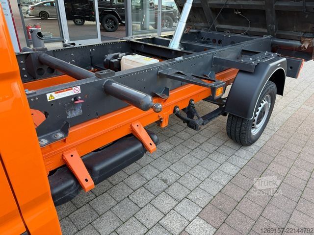 Kippi pakettiauto VOLKSWAGEN Crafter Dreiseitenkipper 4x4 4Motion Laubgitter