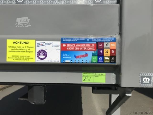 Maiņu virsbūves piekabe KRONE Heck mit Portaltüren