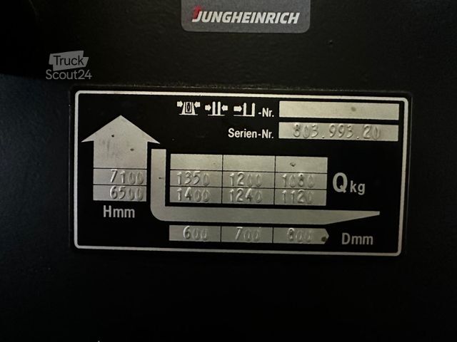 Schubmaststapler JUNGHEINRICH ETM / V 14-16 Elektro-Gabelstapler Schubmast