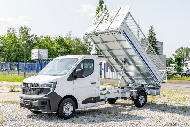 Billenőplatós furgon RENAULT Master Kipper + Laubgitter