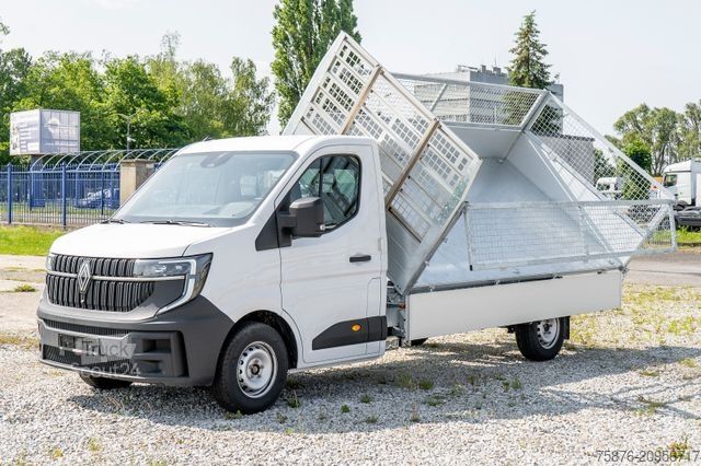 Billenőplatós furgon RENAULT Master Kipper + Laubgitter