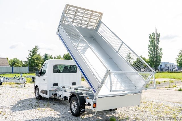 Billenőplatós furgon RENAULT Master Kipper + Laubgitter