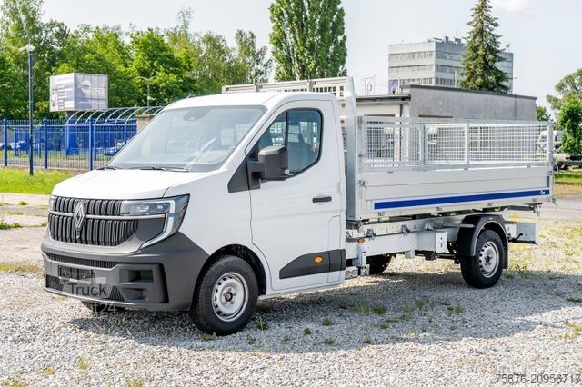Billenőplatós furgon RENAULT Master Kipper + Laubgitter