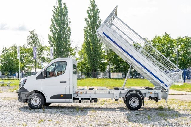 Billenőplatós furgon RENAULT Master Kipper + Laubgitter