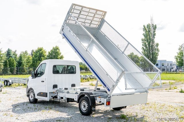 Billenőplatós furgon RENAULT Master Kipper + Laubgitter