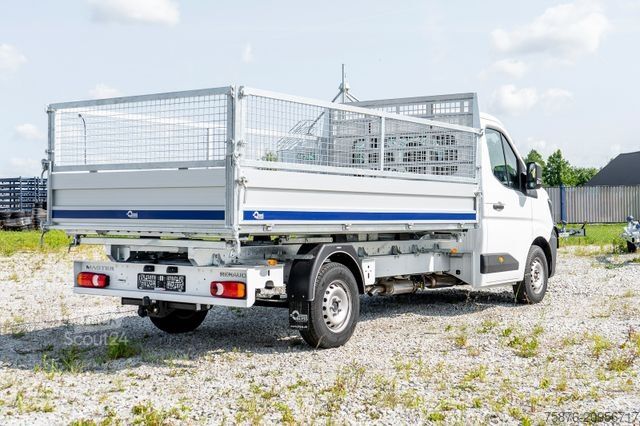 Billenőplatós furgon RENAULT Master Kipper + Laubgitter