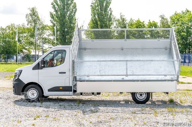 Billenőplatós furgon RENAULT Master Kipper + Laubgitter