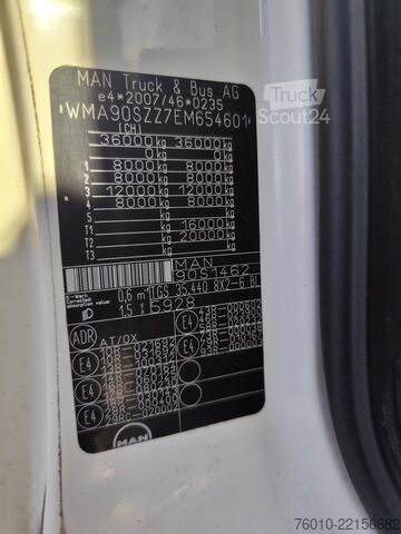 Kamion sa ravnom platformom MAN TGS 35.440