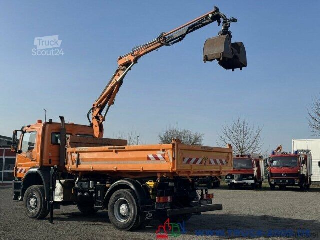 Driezijdige kipper Mercedes-Benz Axor 1829 4x4 Atlas 7m=800kg FB Winterdienst