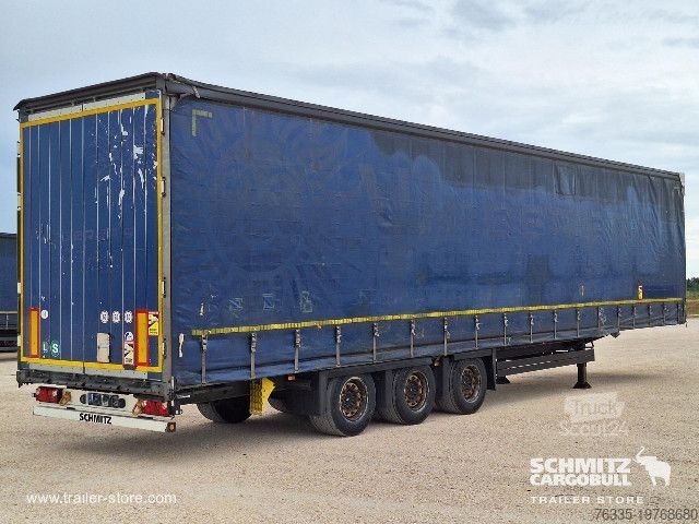 Auflieger mit Pritsche & Plane Schmitz Cargobull Curtainsider Mega
