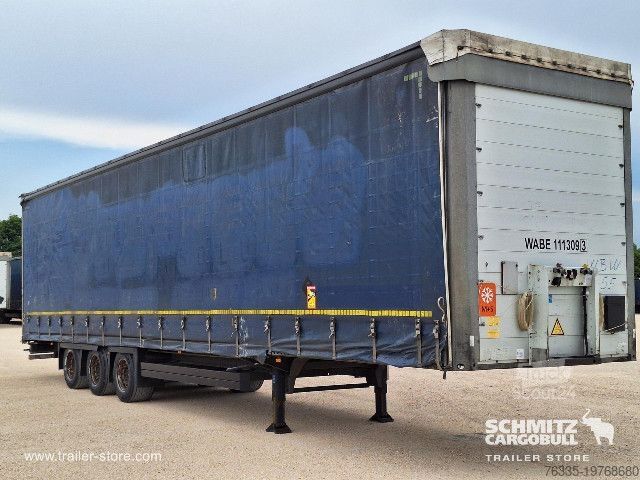 Auflieger mit Pritsche & Plane Schmitz Cargobull Curtainsider Mega