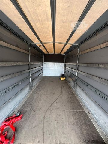 Ladbil med presenning MERCEDES-BENZ Atego 1630 LBW Pritsche + Plane Schlafkabine