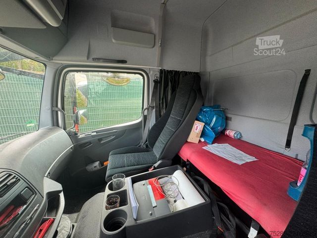 Ladbil med presenning MERCEDES-BENZ Atego 1630 LBW Pritsche + Plane Schlafkabine