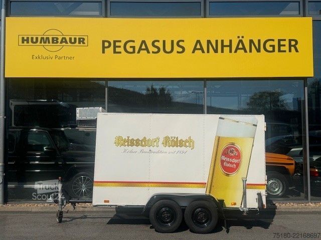 مقطورة سيارة HEINEMANN 1630 T Kühlanhänger Kühlkoffer Tandem  1,6t.