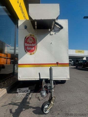 مقطورة سيارة HEINEMANN 1630 T Kühlanhänger Kühlkoffer Tandem  1,6t.