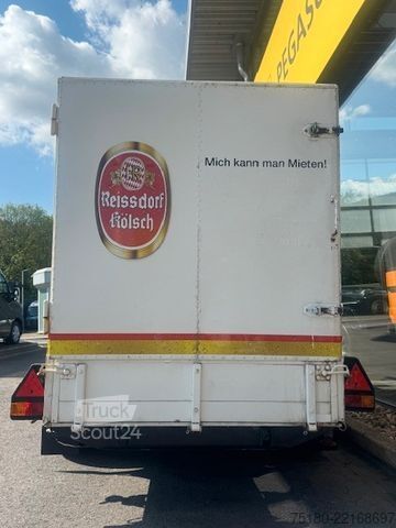 مقطورة سيارة HEINEMANN 1630 T Kühlanhänger Kühlkoffer Tandem  1,6t.