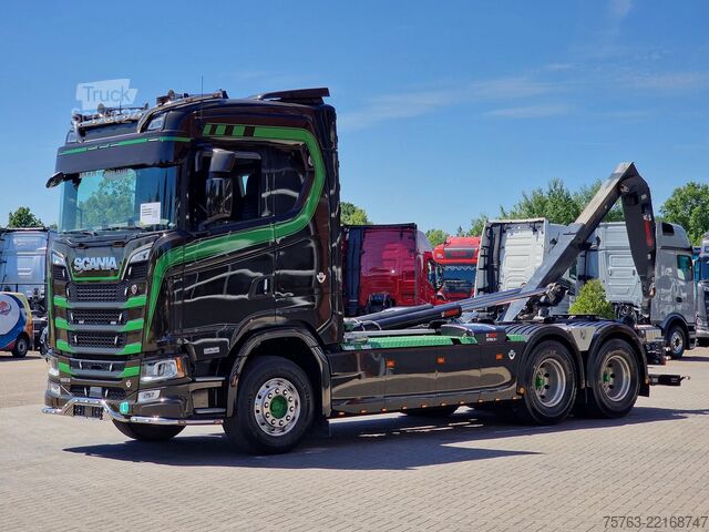 Kanca kol sistemi Scania 590S V8 NGS 6x4 - HIAB Multilift 24T - Like new...