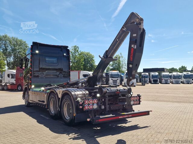 Kanca kol sistemi Scania 590S V8 NGS 6x4 - HIAB Multilift 24T - Like new...