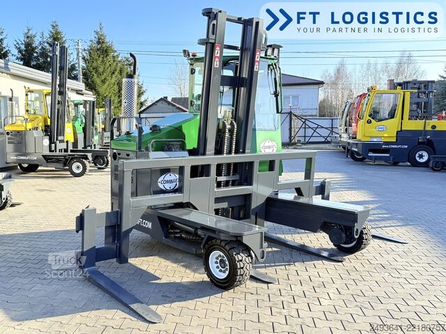 Wózek widłowy czterokierunkowy Combilift C5000L GAS DUPLEX 4100 POSITIONER CABIN