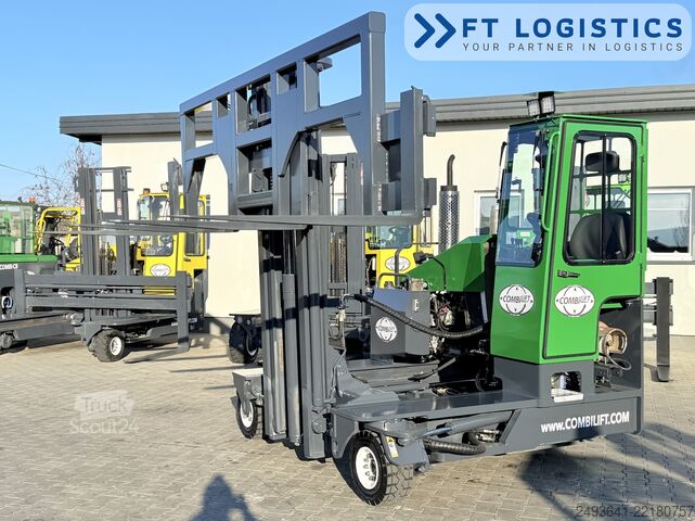 Wózek widłowy czterokierunkowy Combilift C5000L GAS DUPLEX 4100 POSITIONER CABIN