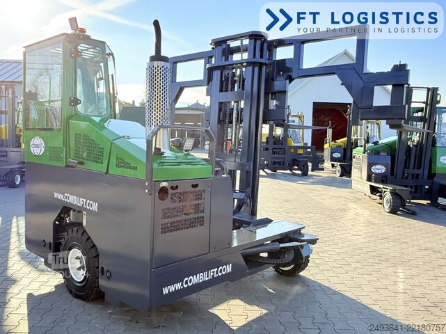 Wózek widłowy czterokierunkowy Combilift C5000L GAS DUPLEX 4100 POSITIONER CABIN