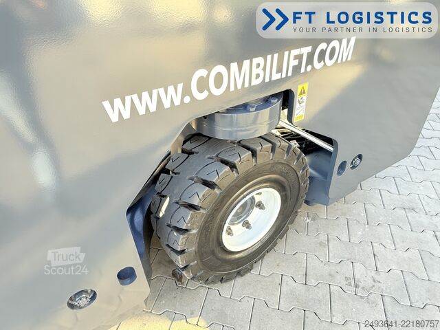 Wózek widłowy czterokierunkowy Combilift C5000L GAS DUPLEX 4100 POSITIONER CABIN