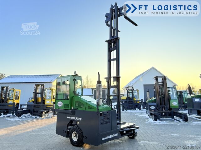 Wózek widłowy czterokierunkowy Combilift C4000 GAS TRIPLEX 5550 FREE LIFT CABIN