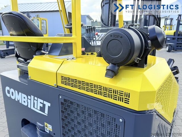 Wózek widłowy czterokierunkowy Combilift CB2500 GAS TRIPLEX 4900 FORK POSITIONER