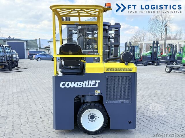 Wózek widłowy czterokierunkowy Combilift CB2500 GAS TRIPLEX 4900 FORK POSITIONER