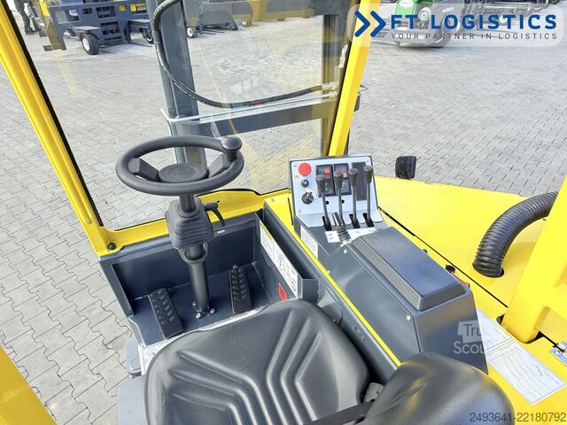 Wózek widłowy czterokierunkowy Combilift CB2500 GAS TRIPLEX 4900 FORK POSITIONER