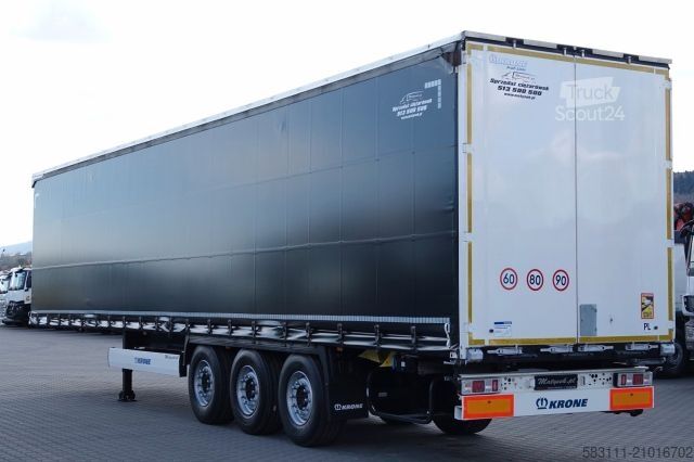 Otvorena poluprikolica sa ceradom KRONE FIRANKA STANDARD / OPONY 100 % / DACH PODNOSZONY