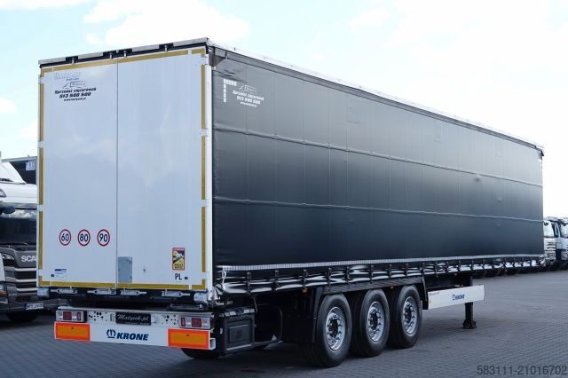 Otvorena poluprikolica sa ceradom KRONE FIRANKA STANDARD / OPONY 100 % / DACH PODNOSZONY