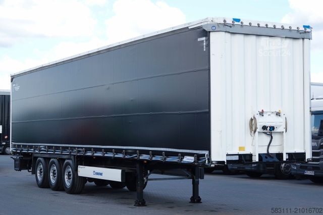 Otvorena poluprikolica sa ceradom KRONE FIRANKA STANDARD / OPONY 100 % / DACH PODNOSZONY