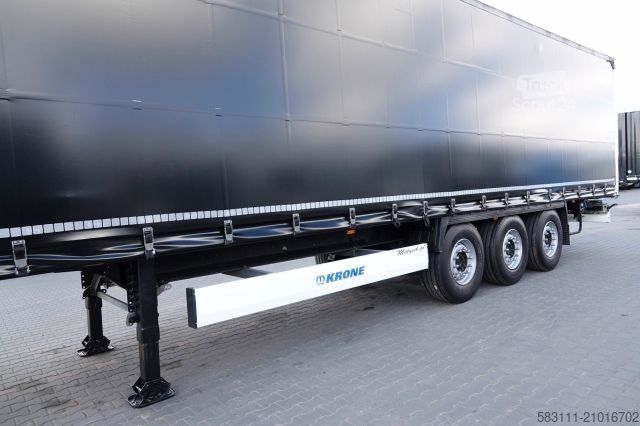 Semirimorchio con telone KRONE FIRANKA STANDARD / OPONY 100 % / DACH PODNOSZONY