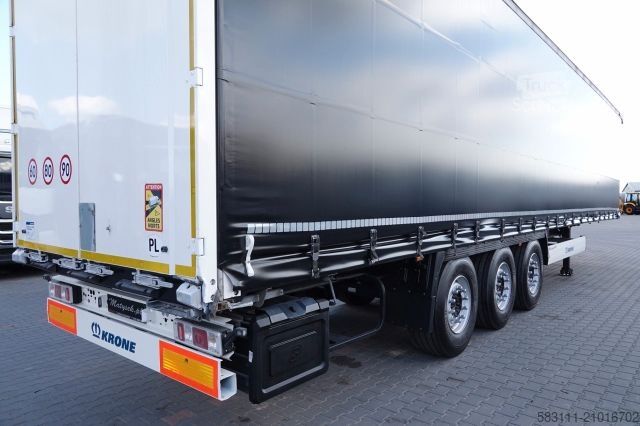 Otvorena poluprikolica sa ceradom KRONE FIRANKA STANDARD / OPONY 100 % / DACH PODNOSZONY