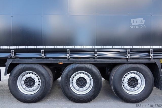 Otvorena poluprikolica sa ceradom KRONE FIRANKA STANDARD / OPONY 100 % / DACH PODNOSZONY