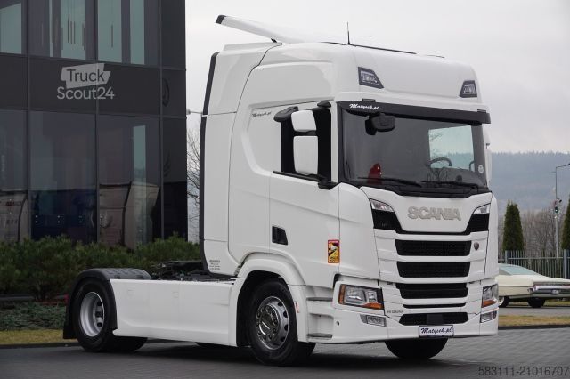Standard tractor unit SCANIA R 500 / RETARDER / 2021 ROK / PO KONTRAKCIE SER