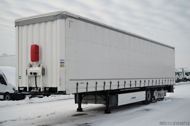 Otvorena poluprikolica sa ceradom KRONE FIRANKA / 2024 ROK / KOSZ NA PALETY / 2 OSIE POD