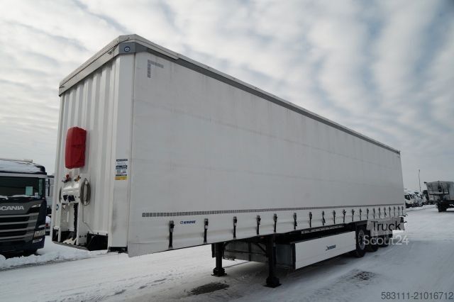 Otvorena poluprikolica sa ceradom KRONE FIRANKA / 2024 ROK / KOSZ NA PALETY / 2 OSIE POD