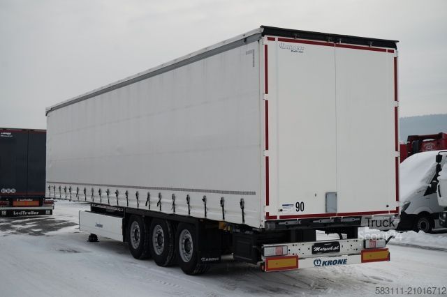 Otvorena poluprikolica sa ceradom KRONE FIRANKA / 2024 ROK / KOSZ NA PALETY / 2 OSIE POD