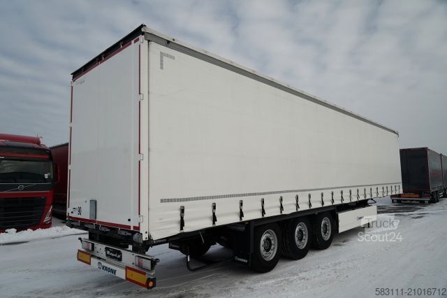 Otvorena poluprikolica sa ceradom KRONE FIRANKA / 2024 ROK / KOSZ NA PALETY / 2 OSIE POD