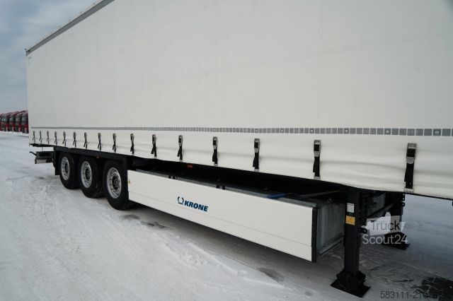 Otvorena poluprikolica sa ceradom KRONE FIRANKA / 2024 ROK / KOSZ NA PALETY / 2 OSIE POD