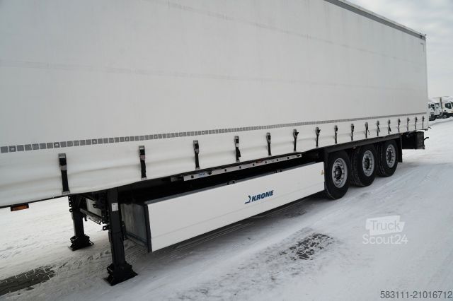 Otvorena poluprikolica sa ceradom KRONE FIRANKA / 2024 ROK / KOSZ NA PALETY / 2 OSIE POD