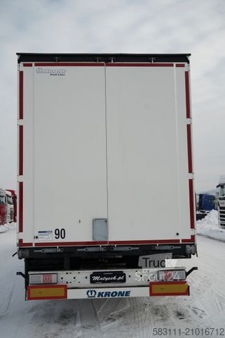 Otvorena poluprikolica sa ceradom KRONE FIRANKA / 2024 ROK / KOSZ NA PALETY / 2 OSIE POD