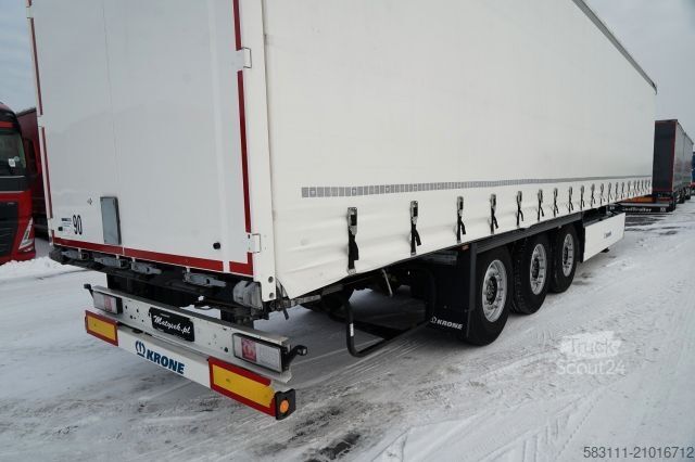 Otvorena poluprikolica sa ceradom KRONE FIRANKA / 2024 ROK / KOSZ NA PALETY / 2 OSIE POD