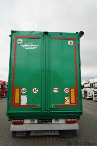 Semi-remorque à plancher roulant KNAPEN RUCHOMA POD?OGA / WALKING FLOOR / 90 m3 / 2021