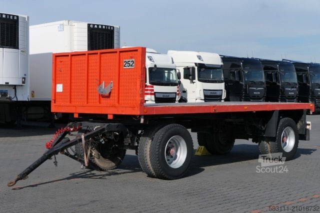 Châssis de semi-remorque HÜFFERMANN CODER / PRZYCZEPA DO BUDOWLANKI / D?ugo?? : 6 M